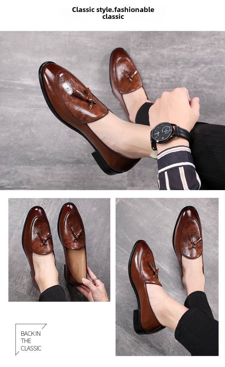 Pointy Tassel Loafers For Men – Stylish Leather Casual Shoes_voghion.com