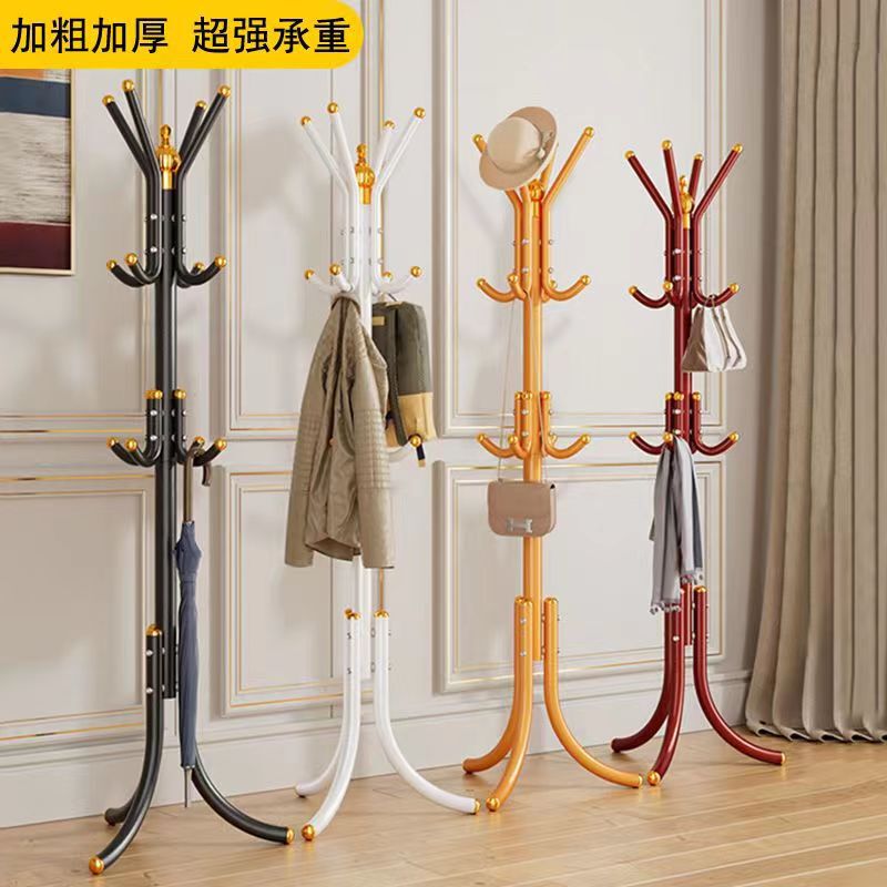 Simple Coat Rack Floor Bedroom Hanger Household Vertical Clothes Rack Door Bag Rack Living Room Storage Rack