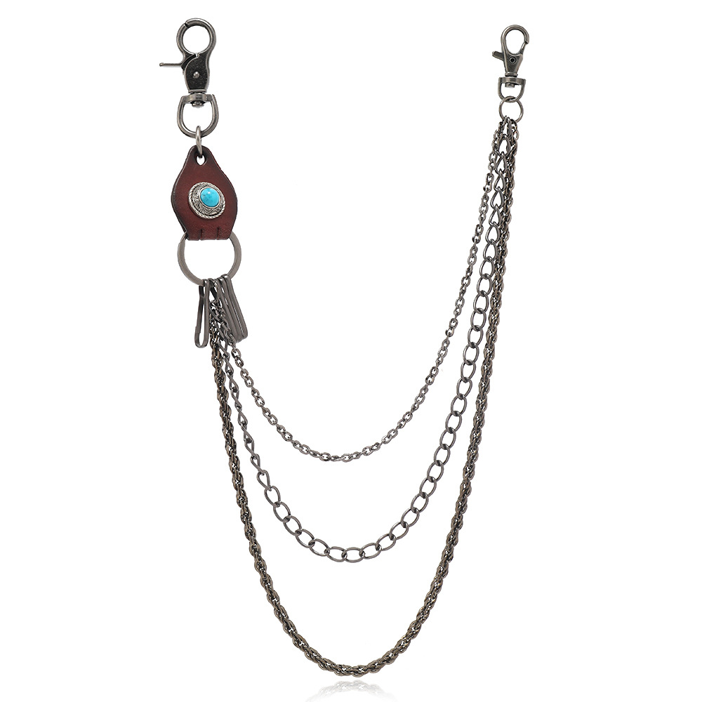 Pantaloni minimalisti in pelle bovina a tre strati, stile punk, accessori per street dance, personalità, versatili e alla moda, da uomo, motociclista_voghion.com