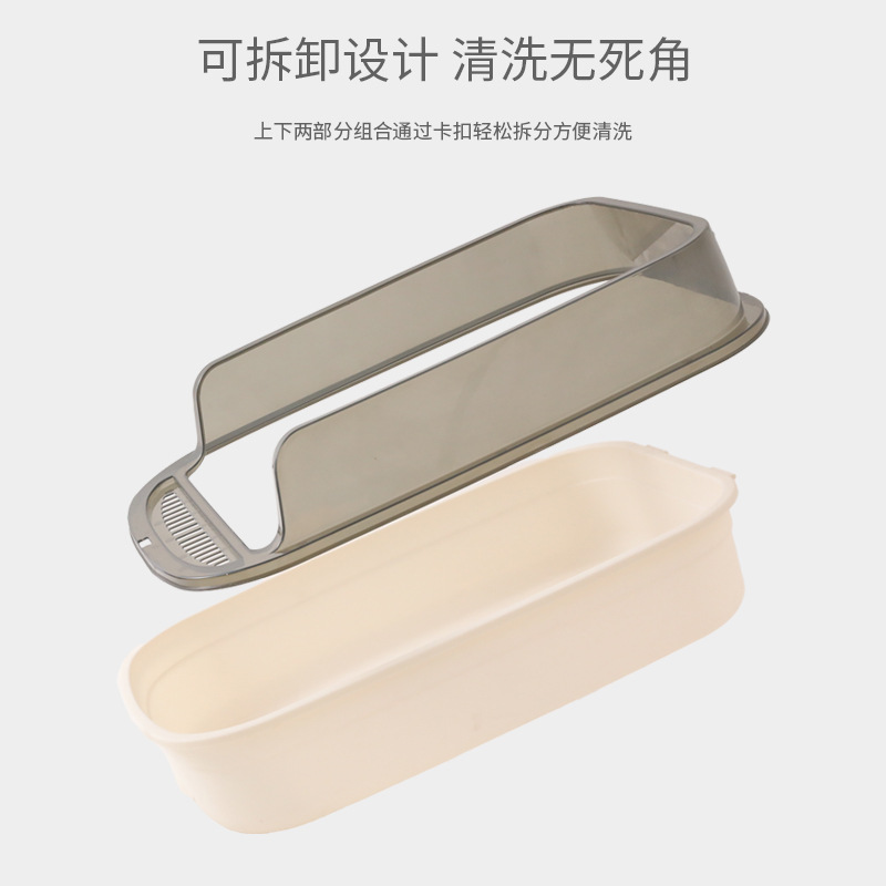 Lavabo de arena para gatos, inodoro para gatos semicerrado de gran tamaño, cerca alta, palangana de heces para gatos, palangana de arena para gatos, suministros para mascotas para gatos