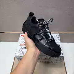 2024 Trendy Versatile Diamond DG Graffiti Hand-Painted Couple Sneakers Skate Shoes Genuine Leather Casual White Shoes Men