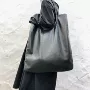 头层超大手工牛皮单肩包