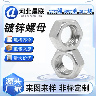 304不锈钢六角螺母紧固件螺丝帽 螺栓螺母组套不锈钢六角螺母