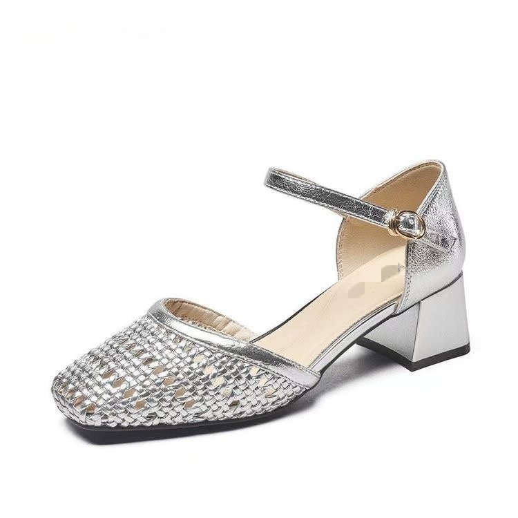 Suave sandalias de moda para mujeres verano de 2026 nuevo estilo ligero versátil casual sandalias marizhen vacías