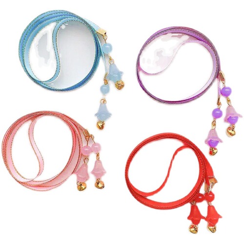Hanchen girls' national style Hanfu bells hair rope ball head baby braided hair headband hairband girls ancient style headwear