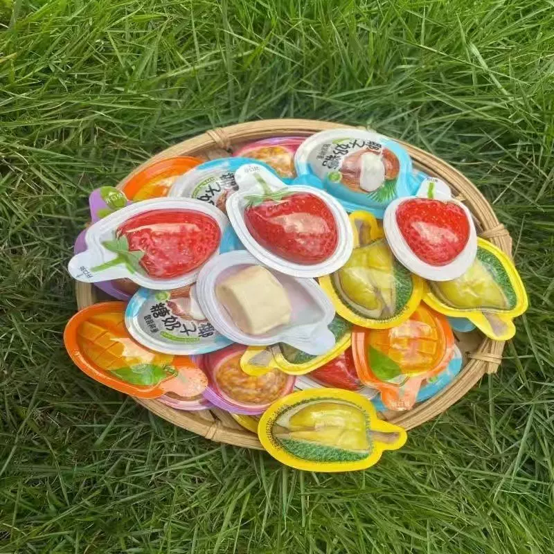 3D软糖生产工厂 散装榴莲糖咖啡糖糖果批发网红小零食 结婚庆喜糖