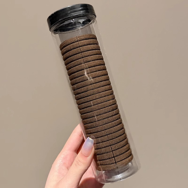 Cauda de caballo alta mujer cabello duradero cuerda de cabello cuerda de cabello anillo de cabello banda de goma simple bola de alta elasticidad