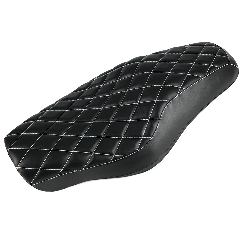 Suitable for Harley 883N 1200 X48 Modified One-Piece Seat Cushion 04-22 Front and Rear Integrated Thickeneded Double Seat