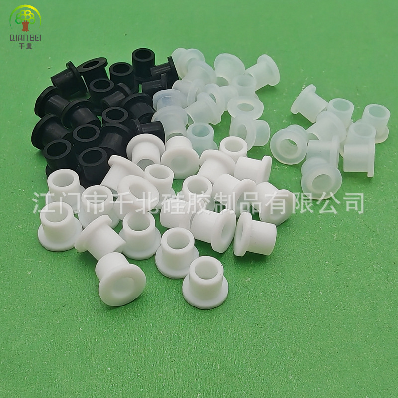 LED灯T形套穿线孔塞单孔出线圈遮光灯套电源线保护套密封防护软胶