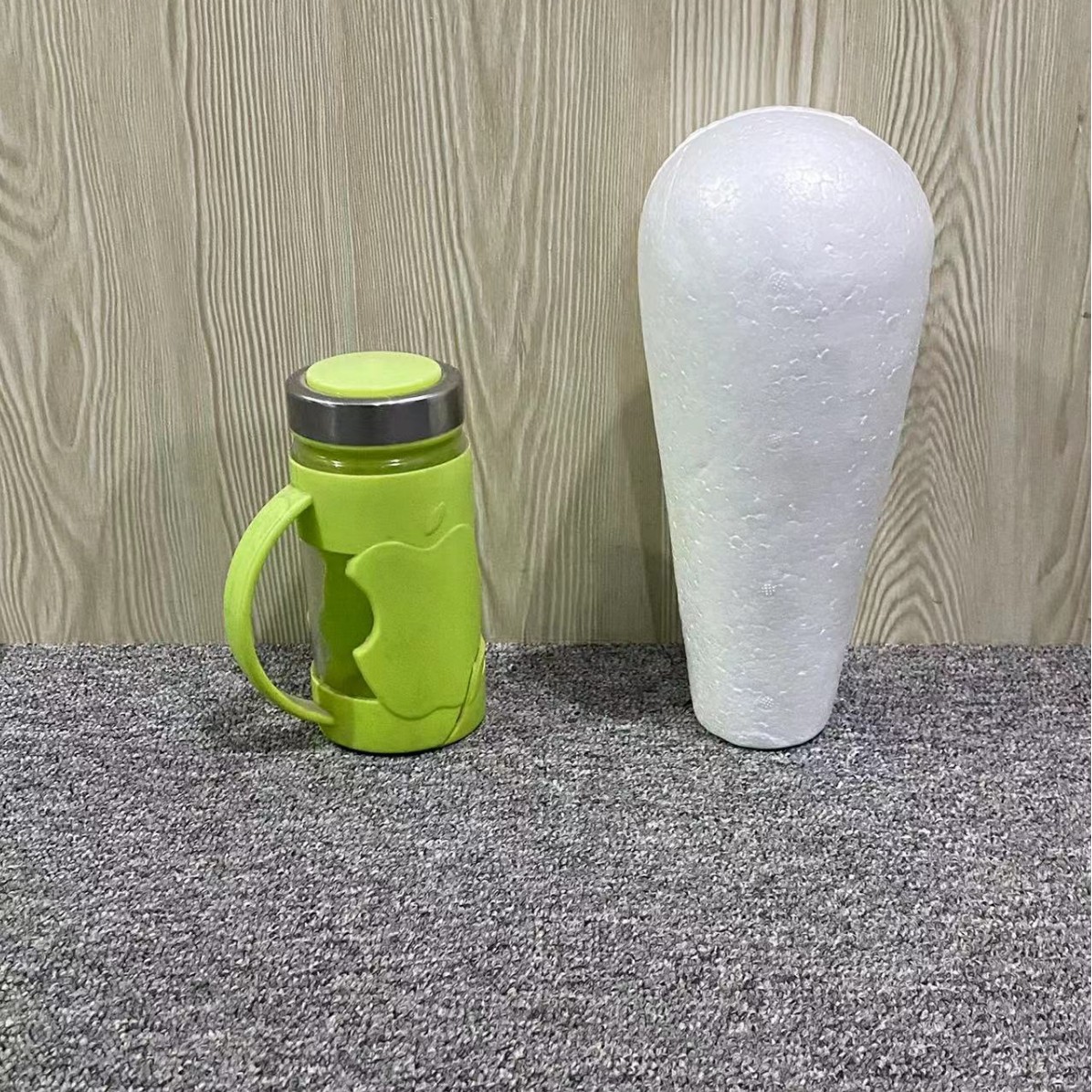 Oso de espuma directo de fábrica blanco DIY material de arreglo floral hecho a mano Día de San Valentín Rosa oso con juguete