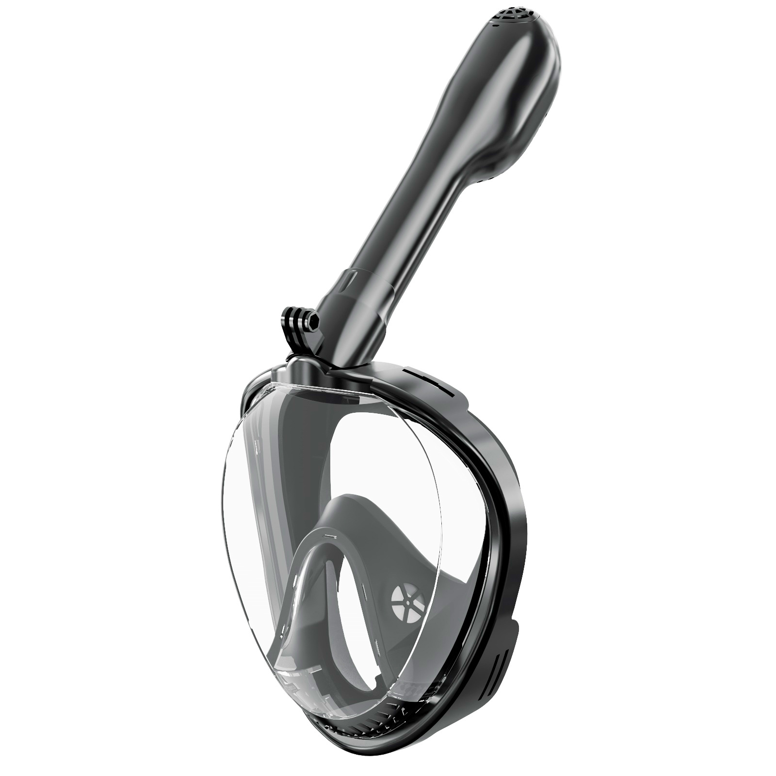 Fábrica al por mayor nueva máscara de buceo transfronteriza cara completa máscara de natación antivaho máscara de buceo seco completo