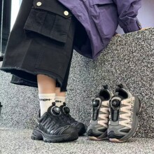 儿童鞋2025秋款旋转扣防水舒适老爹鞋女童学生酷炫百搭运动鞋男童