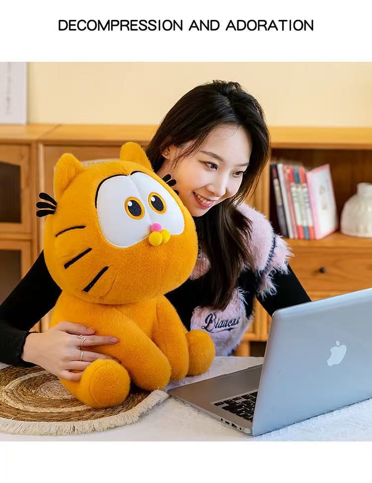 Plus-size cat plush toy, stuffed animal, sitting cat doll, children's birthday gift, movie merchandise wholesale