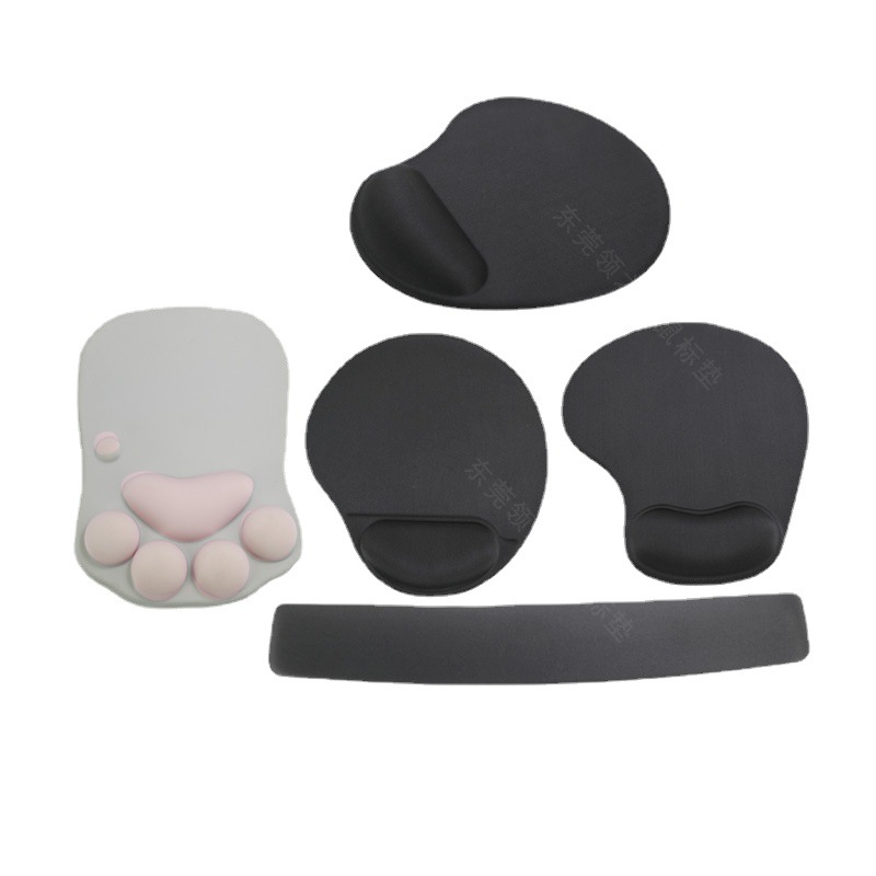Silicone keyboard wrist pad gel mouse pad Pu bottom 3D three-dimensional mouse pad non-slip logo printing a variety of spot