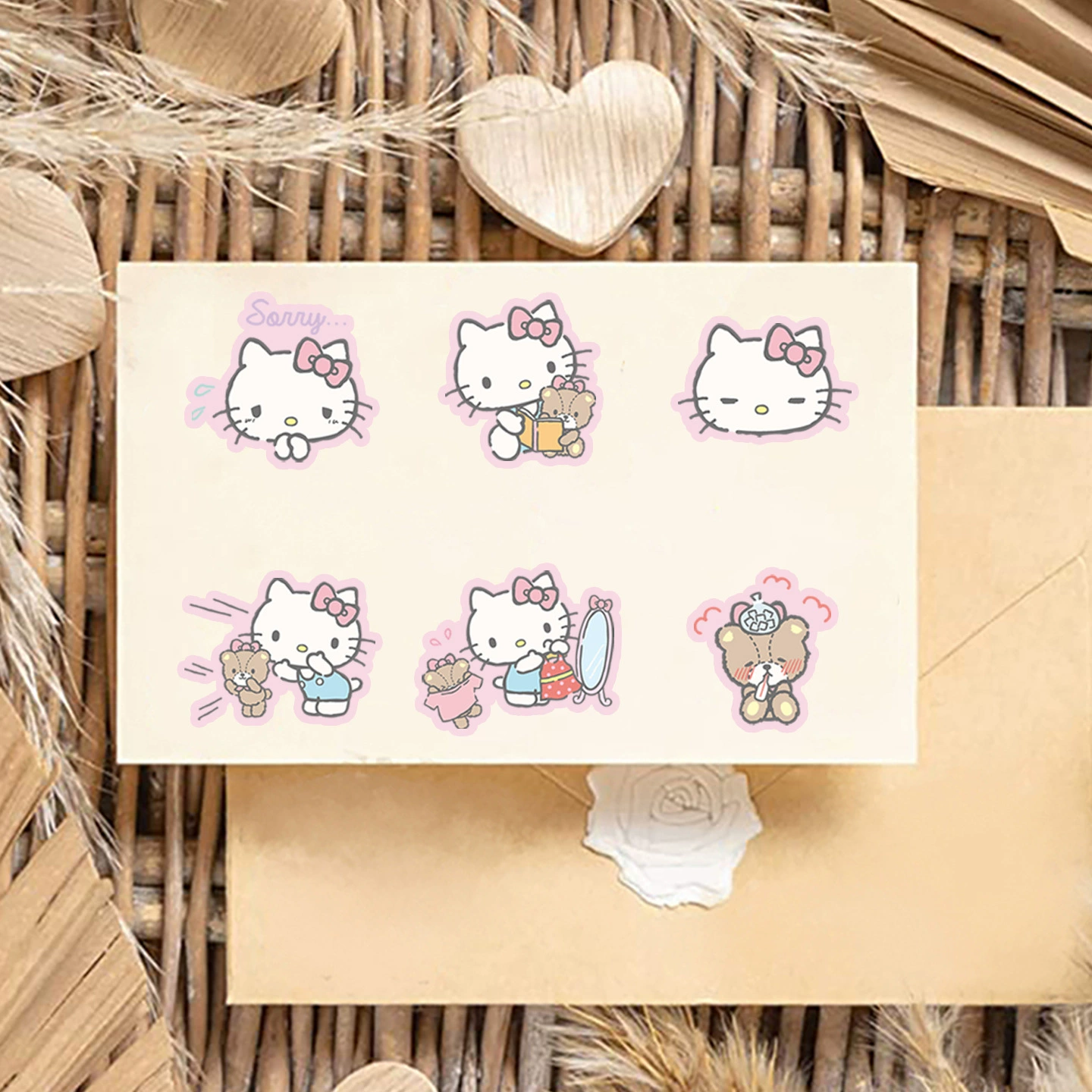 Принт Hello Kitty, светоотражающая неоновая розово-фиолетовая водостойкая наклейка, чемодан, канцелярские товары, скейтборд, шлем, 40, новая коллекция