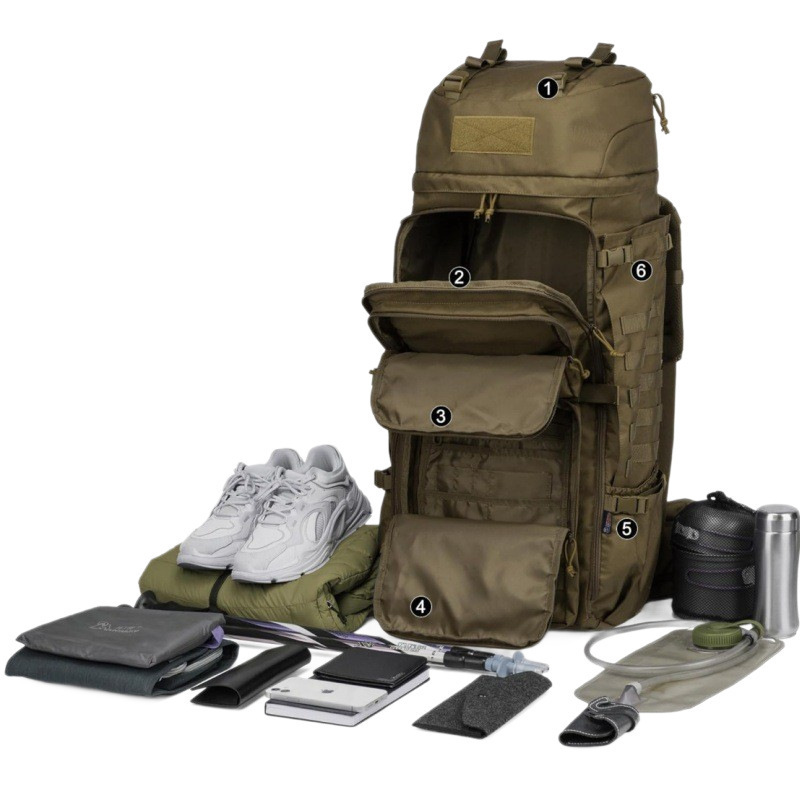 Amazon Hot Sale Mountain Casual Tácticas Mochila de hombro de gran capacidad Hombres Commuters Mochila de viaje de ocio al aire libre