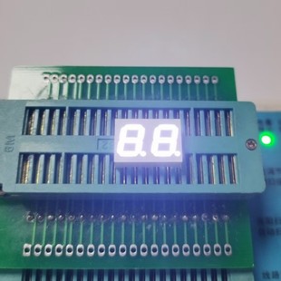 0.28-Inch 2-Digit Led Digital Tube, High-Brightness White Light Digital Screen, Double-Row 10-Pin White Digital Display