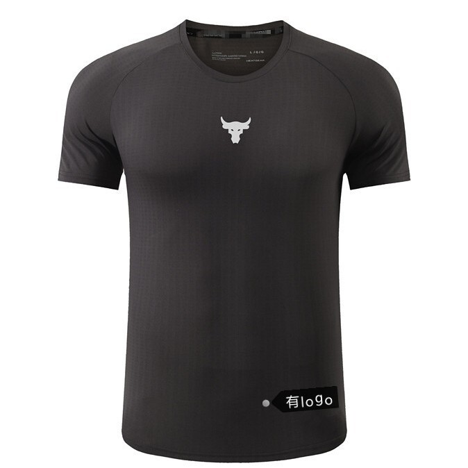 Brand Wholesale T-Shirt Men's Ice Silk Quick-Drying Sports Quick-Drying Mesh Short-Sleeved Loose Elastic Round Neck Fitness Casual Wear Brand Wholesale T-Shirt Men's Ice Silk Quick-Drying Sports Quick-Drying Mesh Short-Sleeved Loose Elastic Round Neck Fitness Casual Wear