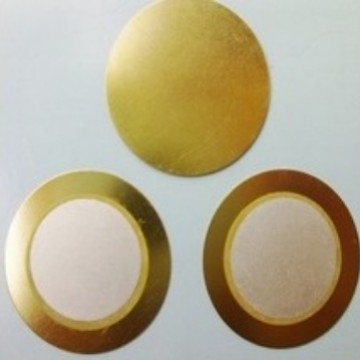 直径27MM厚铜总厚0.5MM  4.5KHZ 蜂鸣片压电陶瓷蜂鸣片