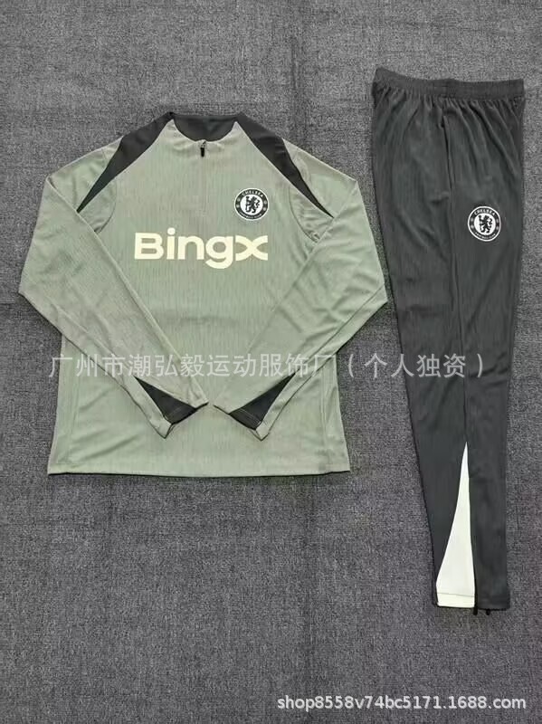 卸売サッカー長袖ハーフプルトレーニングスーツレアルマドリードバルセロナインテルミラノパリマイアミリバプールトレーニングスーツ|undefined