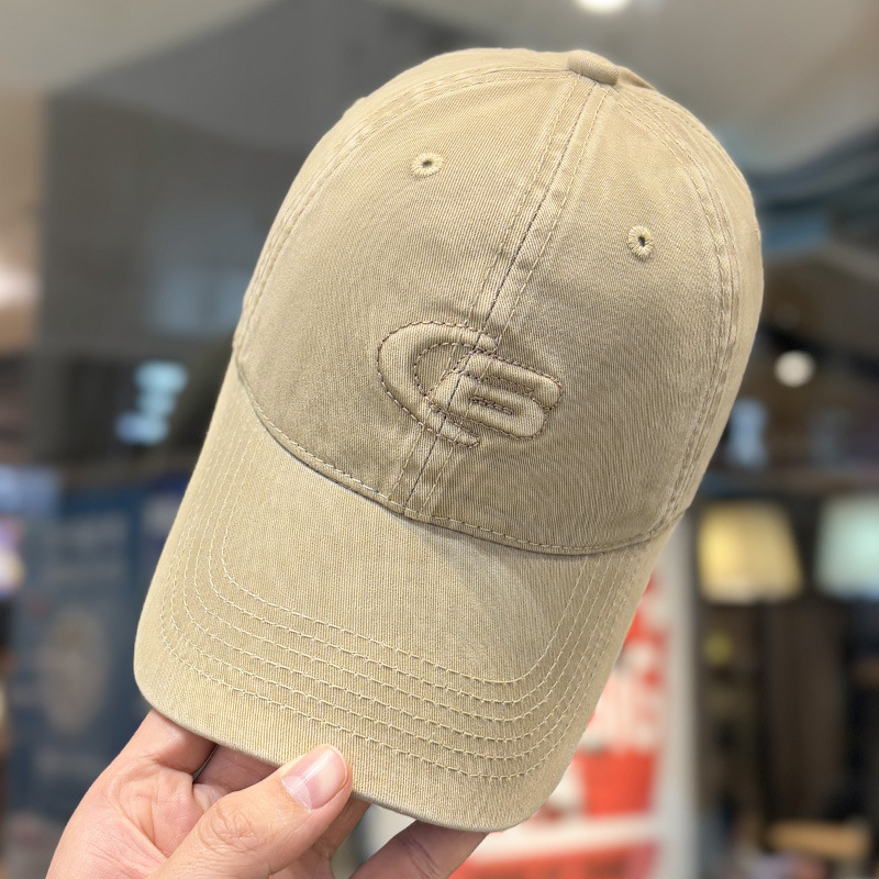 Sombrero de cabeza grande, gorra de lengua de goma, gorra de primavera y otoño para mujeres, sombrero de sombrero de béisbol en línea coreano