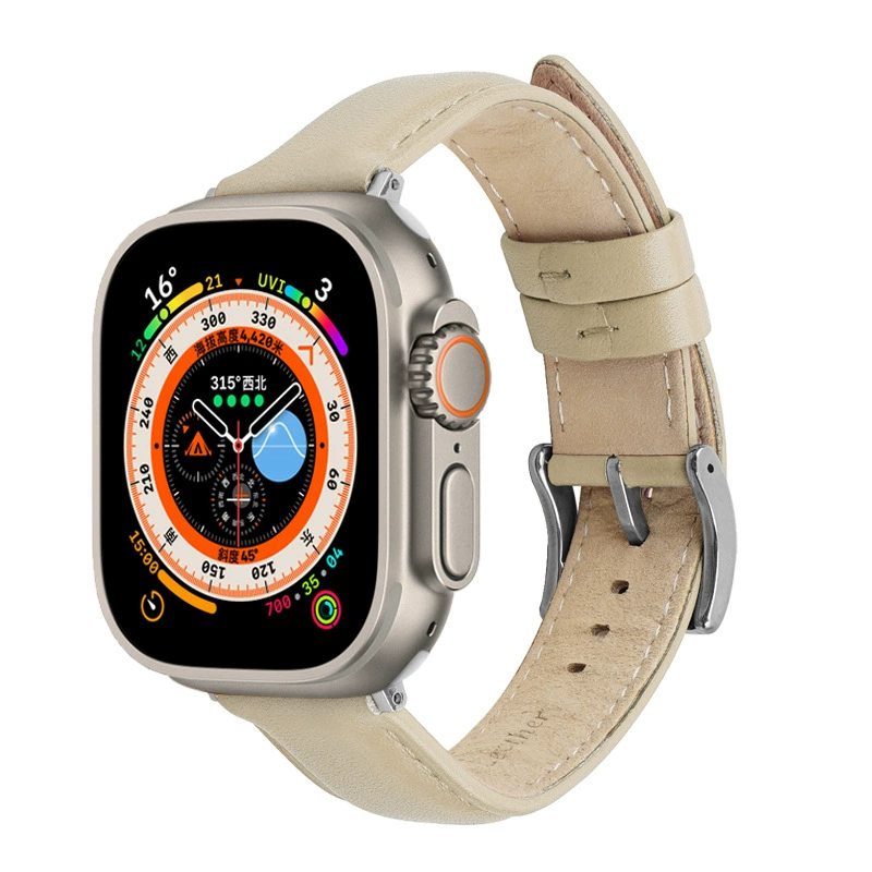 Apple, двусторонний сменный ремешок для часов, 49 мм, натуральная кожа