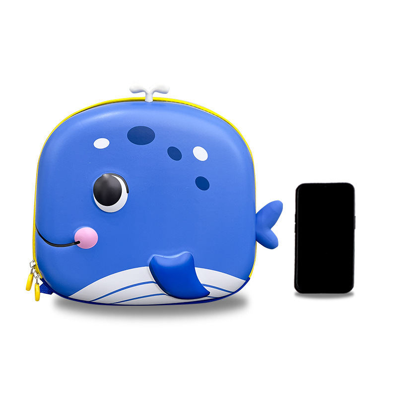 Nuevos niños de dibujos animados cáscara dura kindergarten mochila ballena bebé Eva cáscara de huevo niño niña bebé mochila