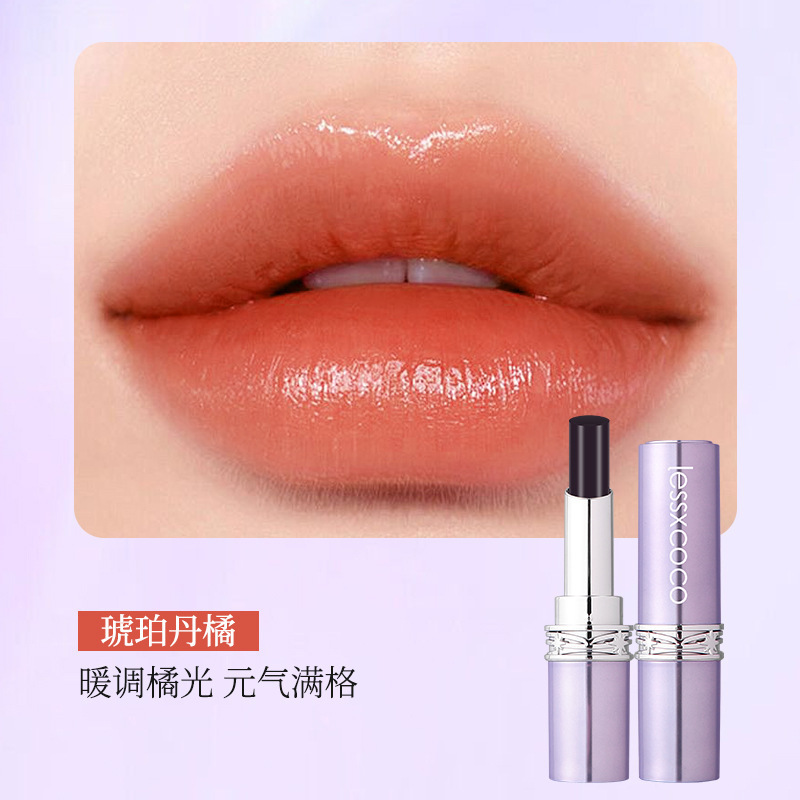 LESSXCOCO黑玫瑰魔法不沾杯口红丝绒柔雾哑光滋润保湿不沾杯口红|undefined