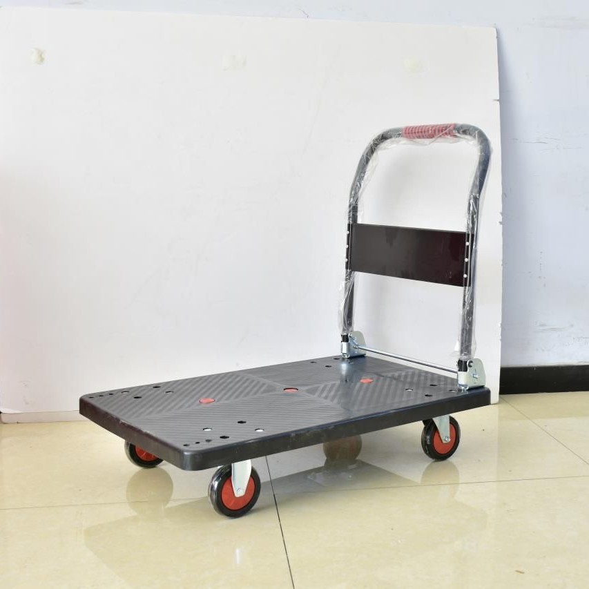 浩轮 折叠拉货实心特厚耐磨搬运板车仓储物流办公手推车载重车