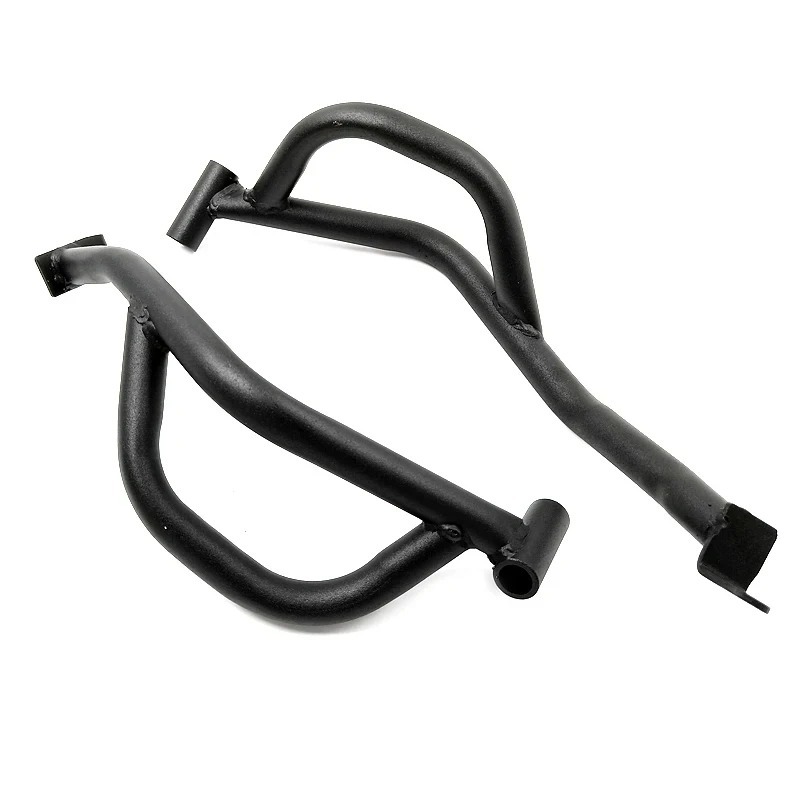 500适用贝纳利BJ改装保险杠摩托车配件防摔幼狮前护杠黑色一套