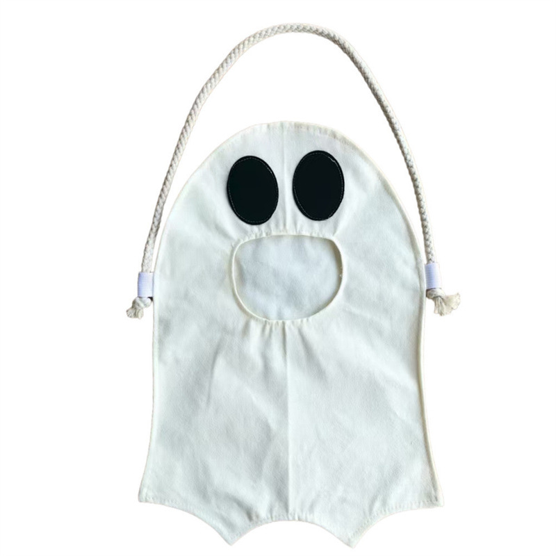 万圣节幽灵鬼袋Halloween Ghost Bag PatternDIY儿童讨糖果收纳袋|undefined