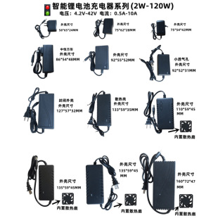 Intelligent lithium battery charger