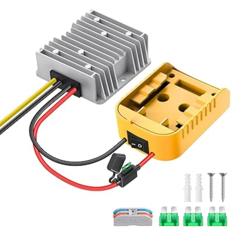 Dewalt Adapter Is Suitable for 18V/20V Lithium Batteries + Dc-Dc12V-10A/15A/20A/30A Voltage Reducer Dewalt Adapter Is Suitable for 18V/20V Lithium Batteries + Dc-Dc12V-10A/15A/20A/30A Voltage Reducer