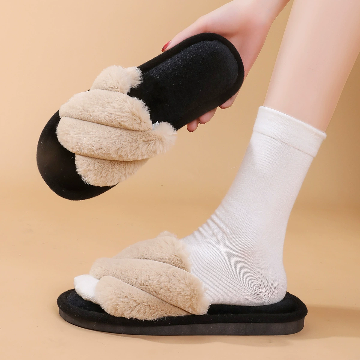 Winter fuchsia slippers, (Physicals)