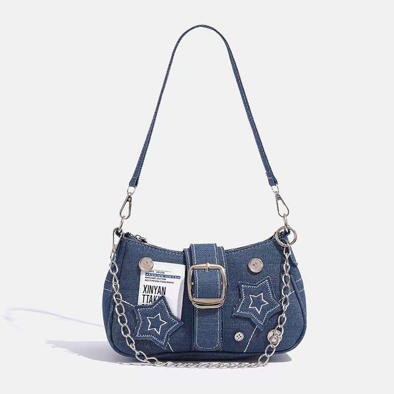 Blue bag+chain