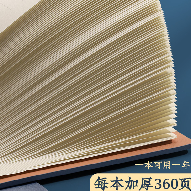 A5国潮活页笔记本本子加厚a5笔记本可拆卸商务办公记事本横线替芯|undefined