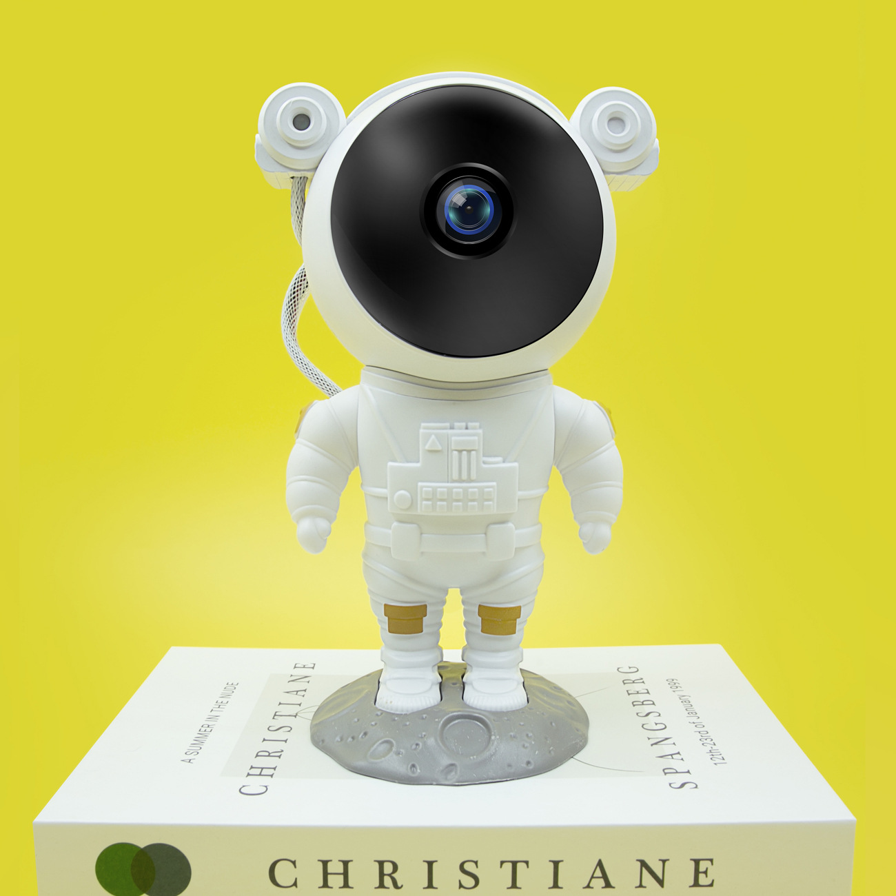 Astronauta transfronterizo luz de proyección de cielo estrellado luz de proyección de astronauta nebulosa gypsophila multifunción atmósfera LED luz nocturna