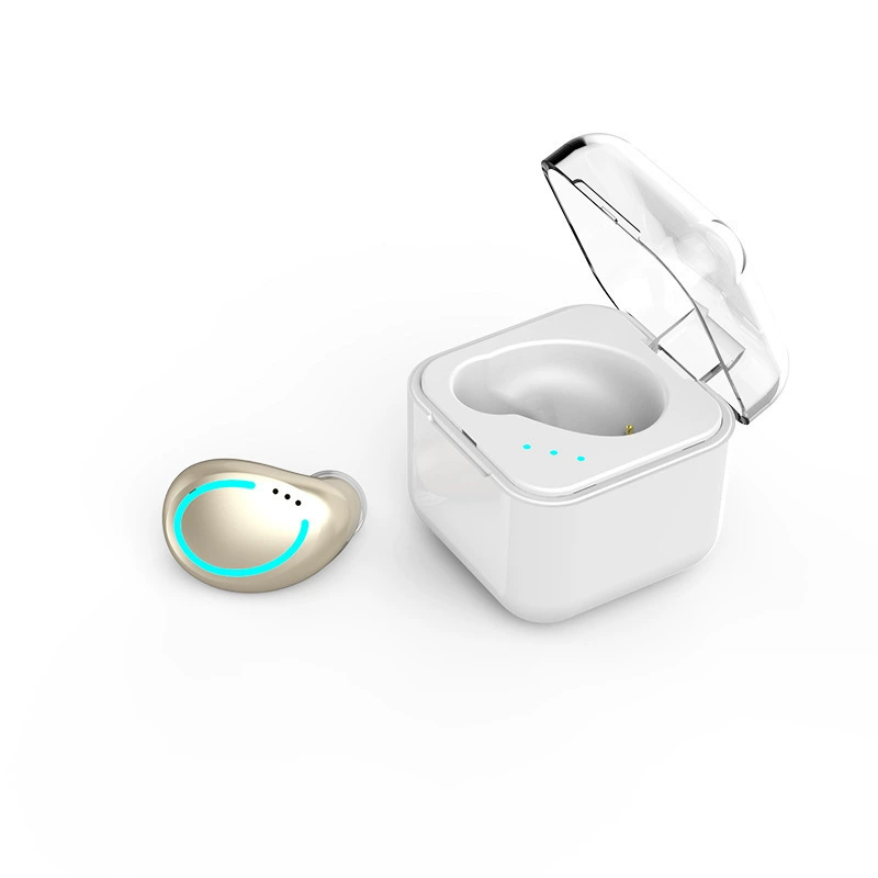 Мини-наушники в форме одного уха M‑B8, Bluetooth 5.0, CVC8.0, 50 мАч наушник + 150 мАч кейс