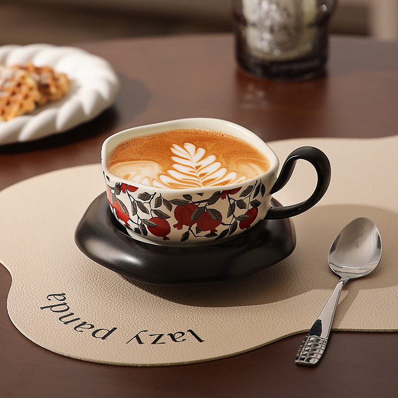 Vintage Designer Mid-Century Style Coffee Cup High-End Exquisite Ceramic Niche Couple Cup High-End Fashion Vintage Designer Mid-Century Style Coffee Cup High-End Exquisite Ceramic Niche Couple Cup High-End Fashion