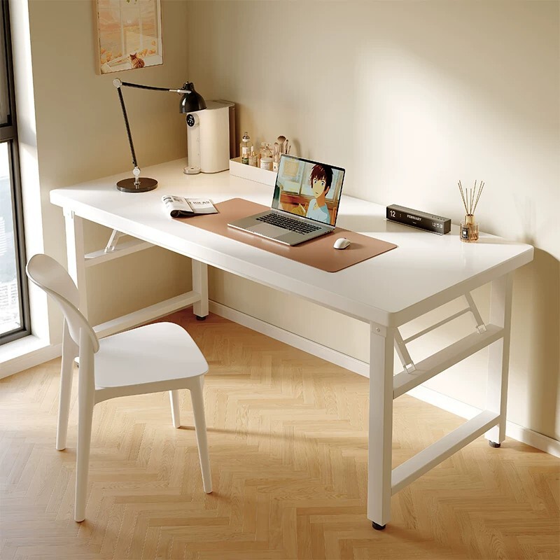 Folding Table, Work Desk, Computer Desk, Home Bedroom Desk, Student Desk, Writing Desk, Simple Rectangular Desk for Rental Housing Folding Table, Work Desk, Computer Desk, Home Bedroom Desk, Student Desk, Writing Desk, Simple Rectangular Desk for Rental Housing