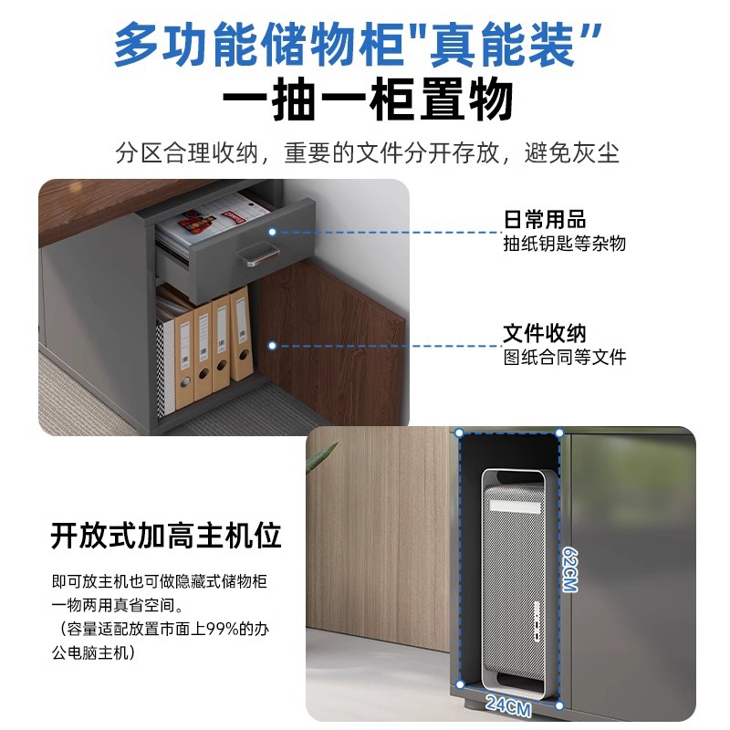Mesa de oficina y silla combinada mesa de jefe mesa de escritorio mesa de computadora de escritorio simple y moderna mesa de personal de oficina