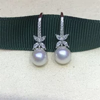 Аксессуары из жемчуга, модные серьги, S925, серебро 925 пробы