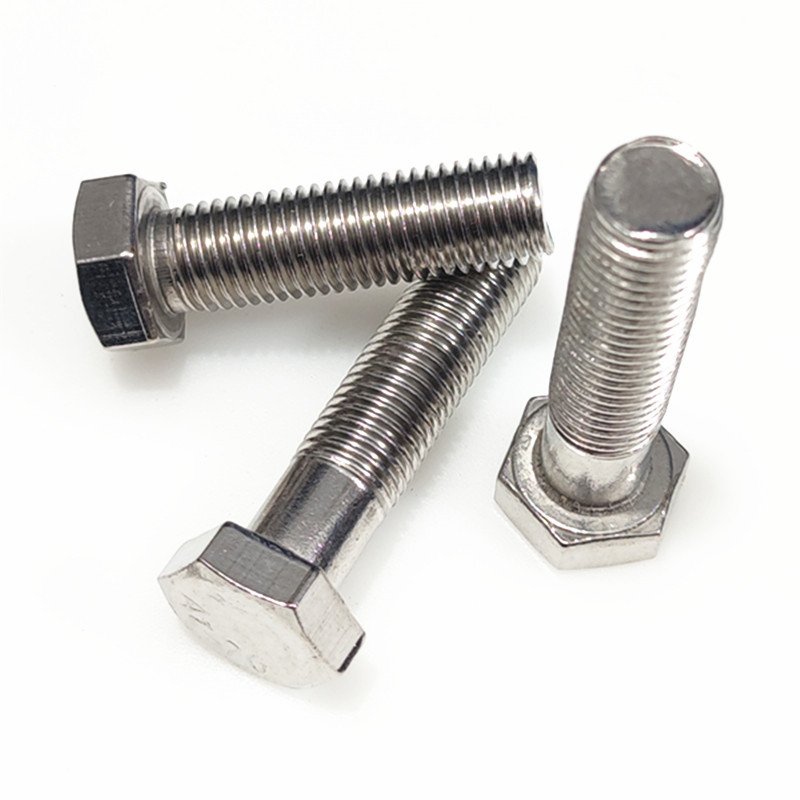 苏固特价201不锈钢外六角螺丝螺栓M8*55\60\70\80\90\100\110\120