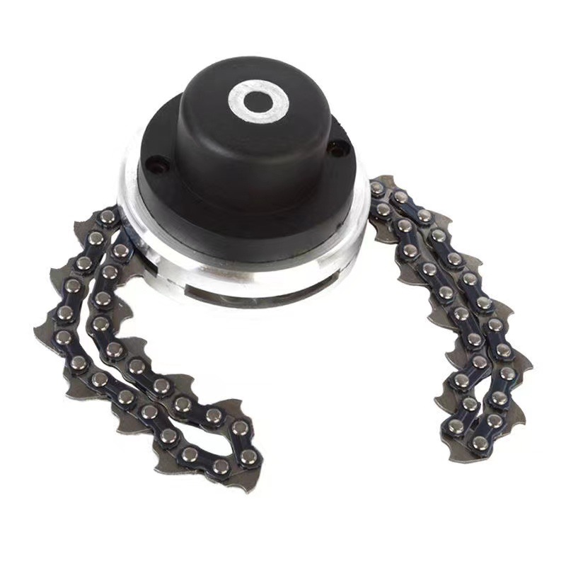 Nuevo cabezal de césped de cadena ventas directas de fábrica especial transfronterizo para cortacésped de jardín accesorios de cortacésped multifunción de nailon