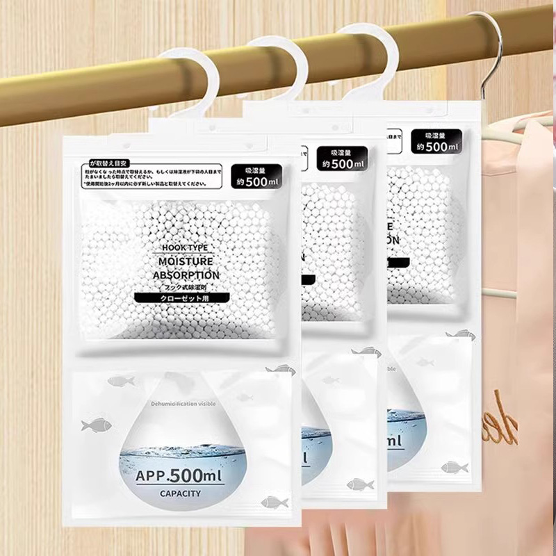 Wardrobe Rose Moisture Repellent Dehumidifier Bag Room Dehumidifier Wardrobe Circulating Moisture Repellent Bag Anti-Mold Bag Moisture Repellent Tool