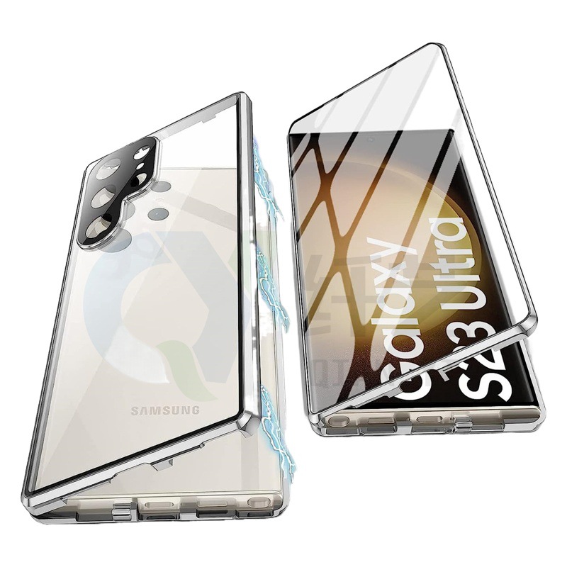 Funda para teléfono Samsung s25u Magneto 24FE aplicable a ventas internacionales, con cristal de privacidad, hebilla magnética de metal y protección anticaídas.