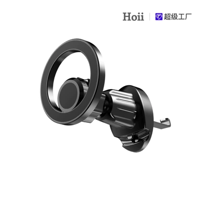 Car phone holder outlet magsafe magnetic navigation - air-outlet-model-tg-t11s-black-widened-and-thickened-bare-metal-color-box-packaging