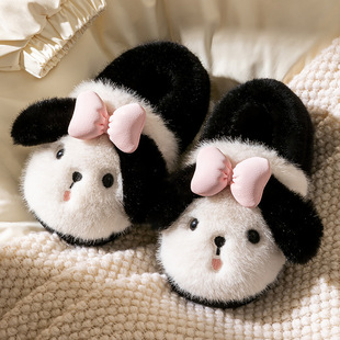 New Children's Cotton Shoes Winter Home Indoor Soft Sole Non-slip Baby Cotton Shoes Warm plush shoes for boys and girls