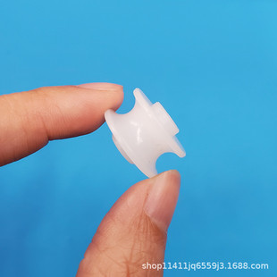 Hangzhou Fuyang Small Batch Processing Customized Plastic Parts Accessories Nylon Bearing Plastic Insert Teeth Plastic Inner Square Groove