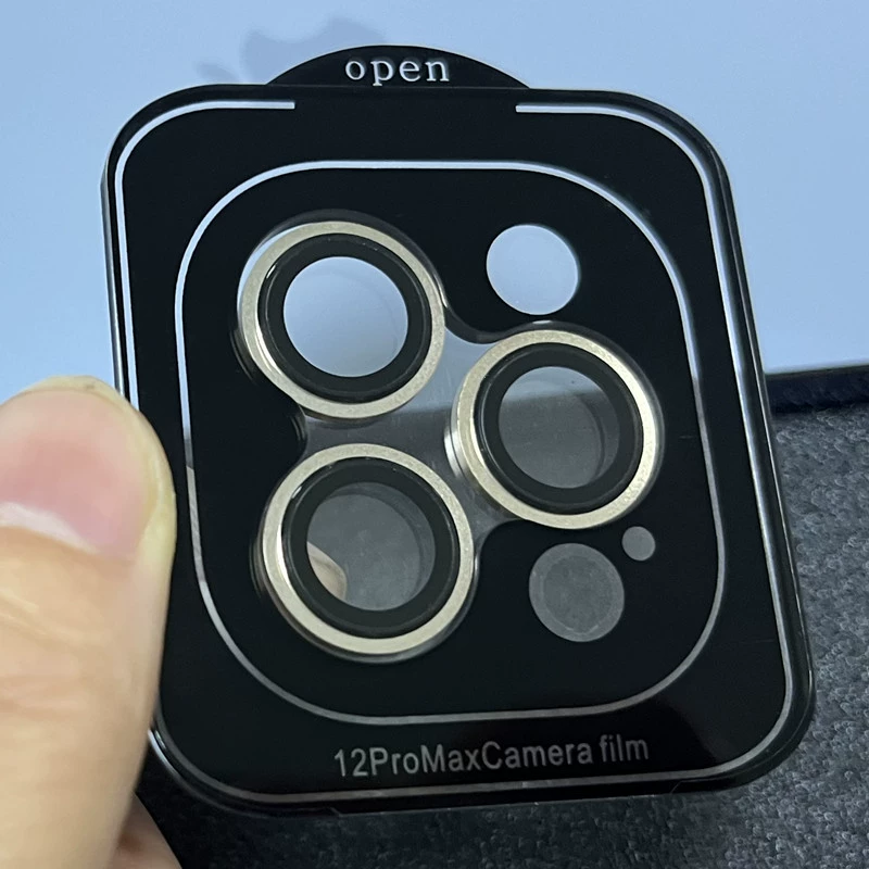 Camera Lens Protector (Apple) iPhone 17 / 17 Pro Max Compatible, Metal Ring, Geolocation Function